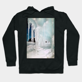 Ice Cave in Blue & White Hoodie